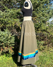 Load image into Gallery viewer, Teal & Gold Ribbon RAIN Skirt