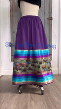 Load and play video in Gallery viewer, Purple Ribbon Skirt with buffalos and 13 ribbons  360 view
