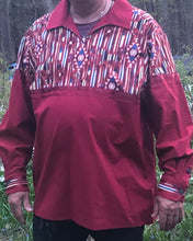 Load image into Gallery viewer, Horse stripe ribbon shirt front view