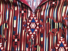 Load image into Gallery viewer, Horse stripe ribbon shirt front detail