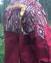 Load image into Gallery viewer, Horse stripe ribbon shirt sleeve close up
